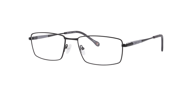 Cu4013 Black MetalEyeglass Frames for Glasses Direct, Angle View