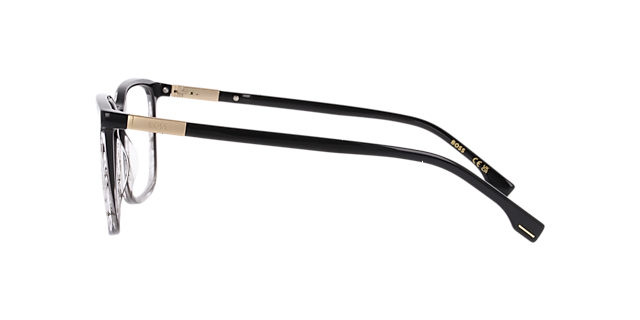 BOSS 1833 Grey White AcetateEyeglass Frames for Glasses Direct, Side View