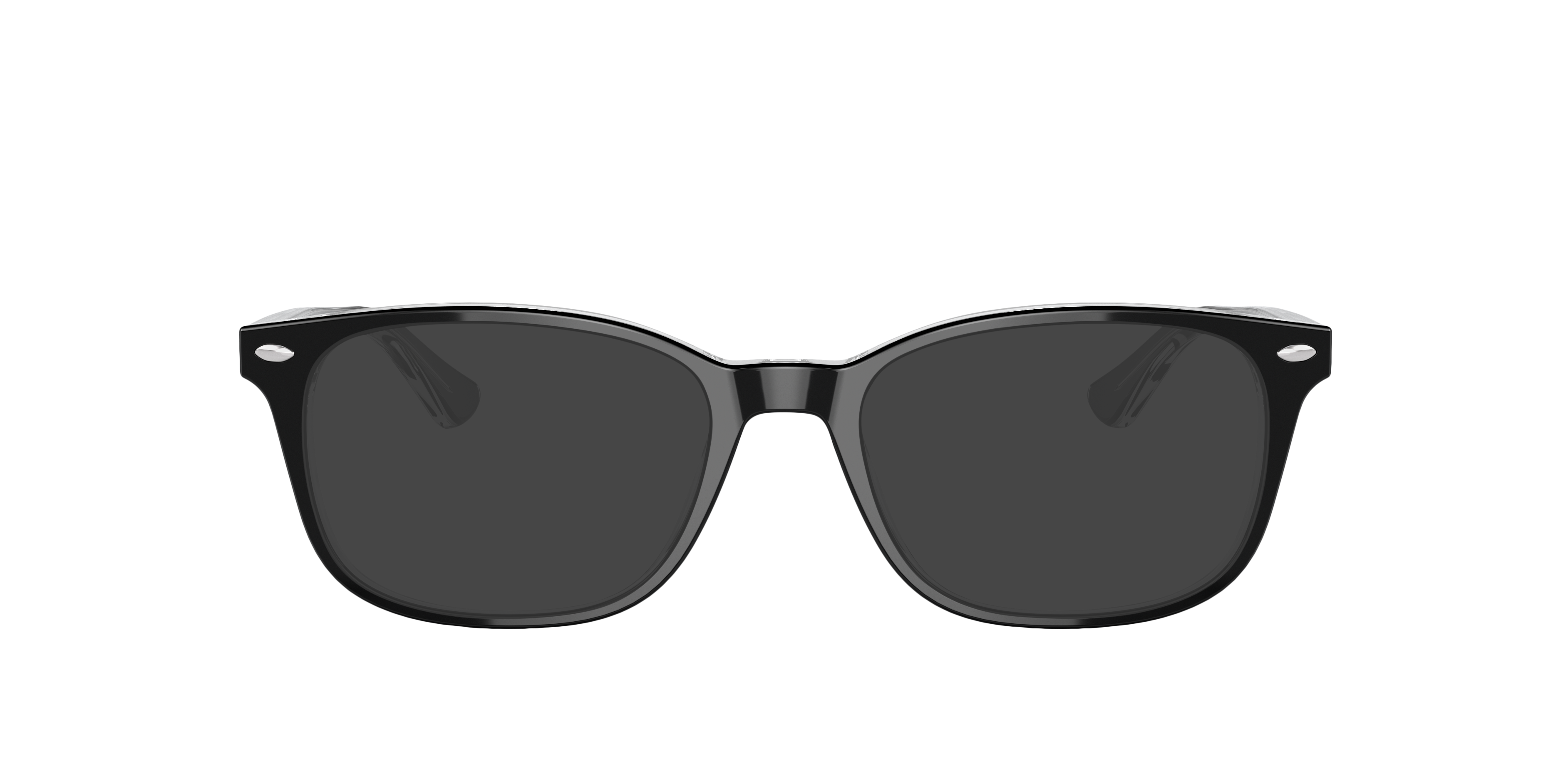 RB5375 Black On Transparent AcetateEyeglass Frames for Glasses Direct, with Tinted Lenses