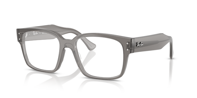 RB7256 Transparent Grey PlasticEyeglass Frames for Glasses Direct, Angle View