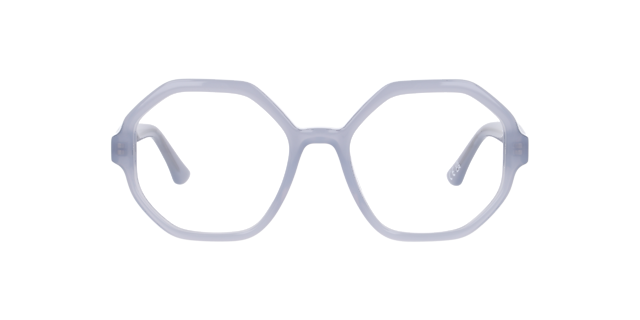 Mabel Milky Light Blue AcetateEyeglass Frames for Glasses Direct, Front View