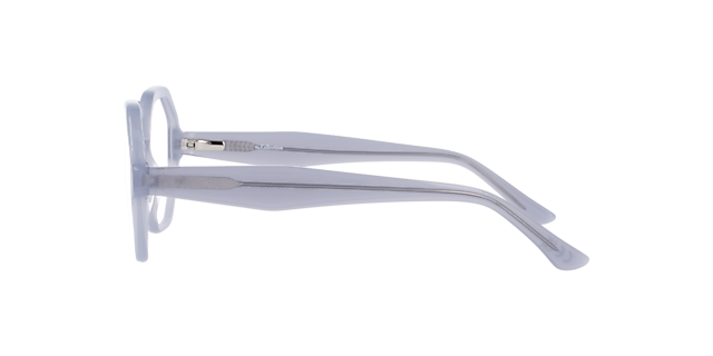 Mabel Milky Light Blue AcetateEyeglass Frames for Glasses Direct, Side View