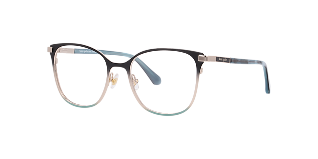 Ks Terriann 2/G Black MetalEyeglass Frames for Glasses Direct, Angle View