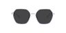 Mitcham Light Blue On Silver MetalEyeglass Frames for Glasses Direct, with Tinted Lenses