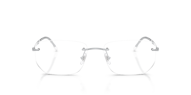 RB3768V Silver MetalEyeglass Frames for Glasses Direct, Front View
