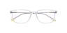 Nb4197 Clear AcetateEyeglass Frames for Glasses Direct, Closed View