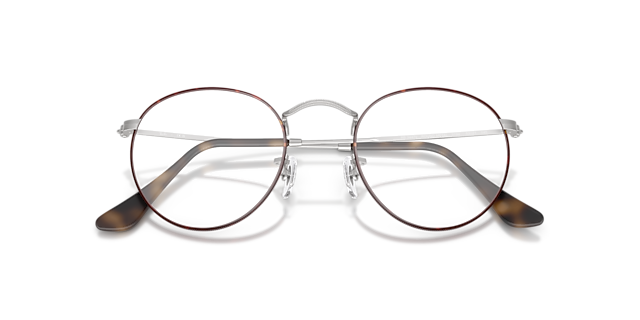 RB3447V Matte Havana On Matte Silver MetalEyeglass Frames for Glasses Direct, Closed View