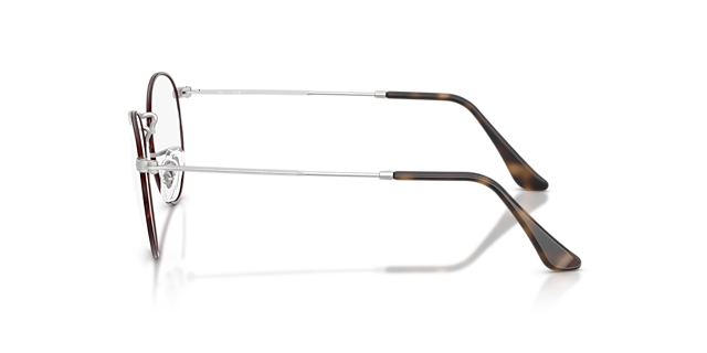 RB3447V Matte Havana On Matte Silver MetalEyeglass Frames for Glasses Direct, Side View
