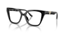 EA3267U Shiny Black AcetateEyeglass Frames for Glasses Direct, Angle View