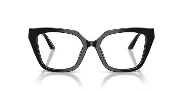 EA3267U Shiny Black AcetateEyeglass Frames for Glasses Direct, Front View