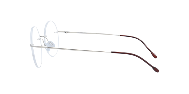 Halo Silver TitaniumEyeglass Frames for Glasses Direct, Side View