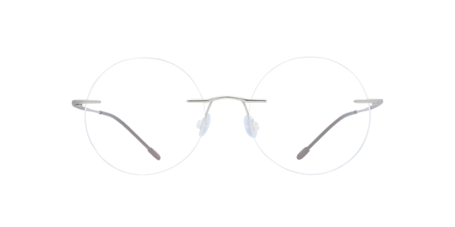 Halo Silver TitaniumEyeglass Frames for Glasses Direct, Front View
