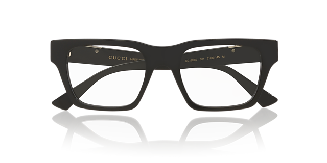 GG1889O Black AcetateEyeglass Frames for Glasses Direct, Closed View