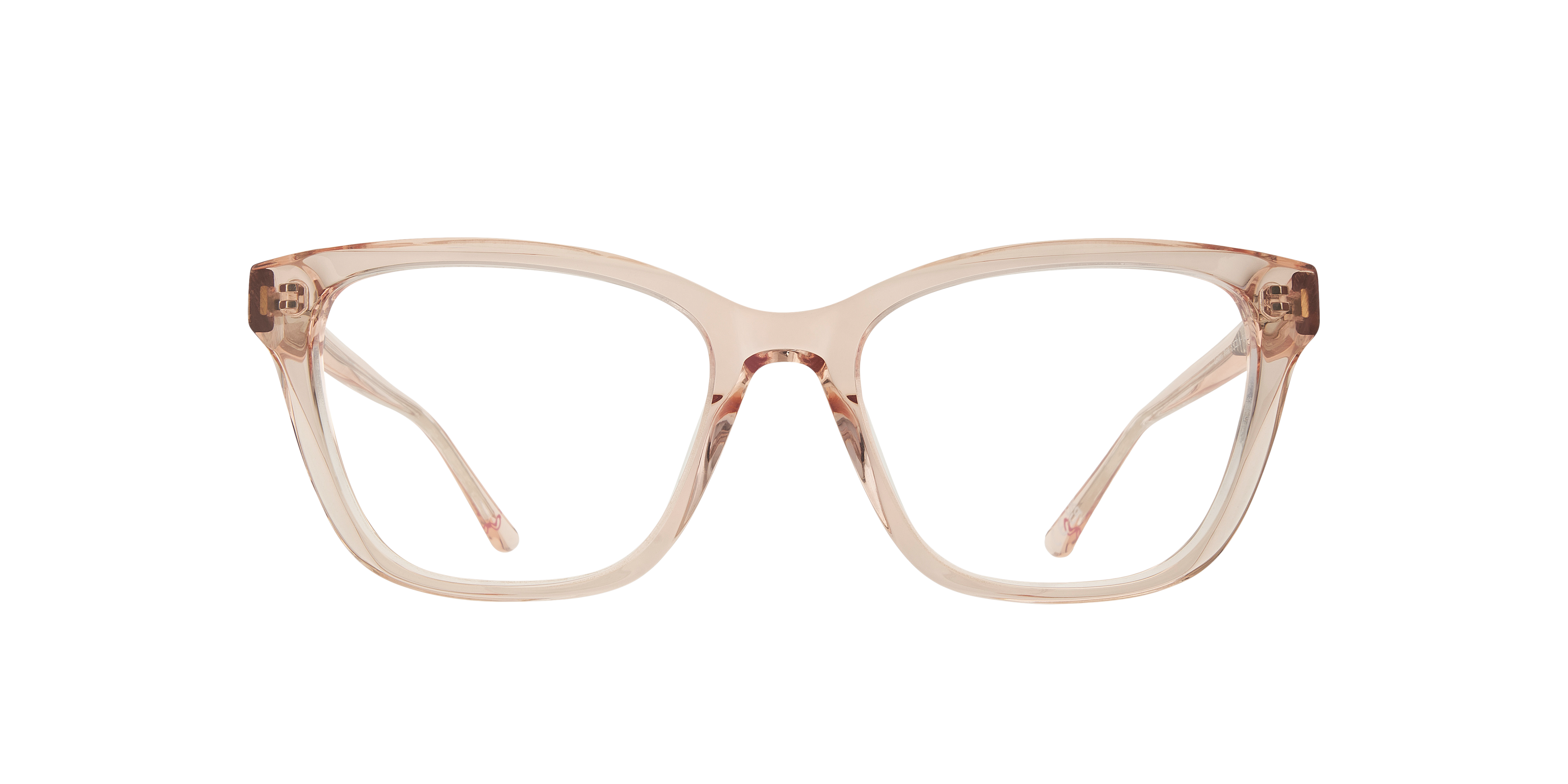 Leilani Pink AcetateEyeglass Frames for Glasses Direct, Front View