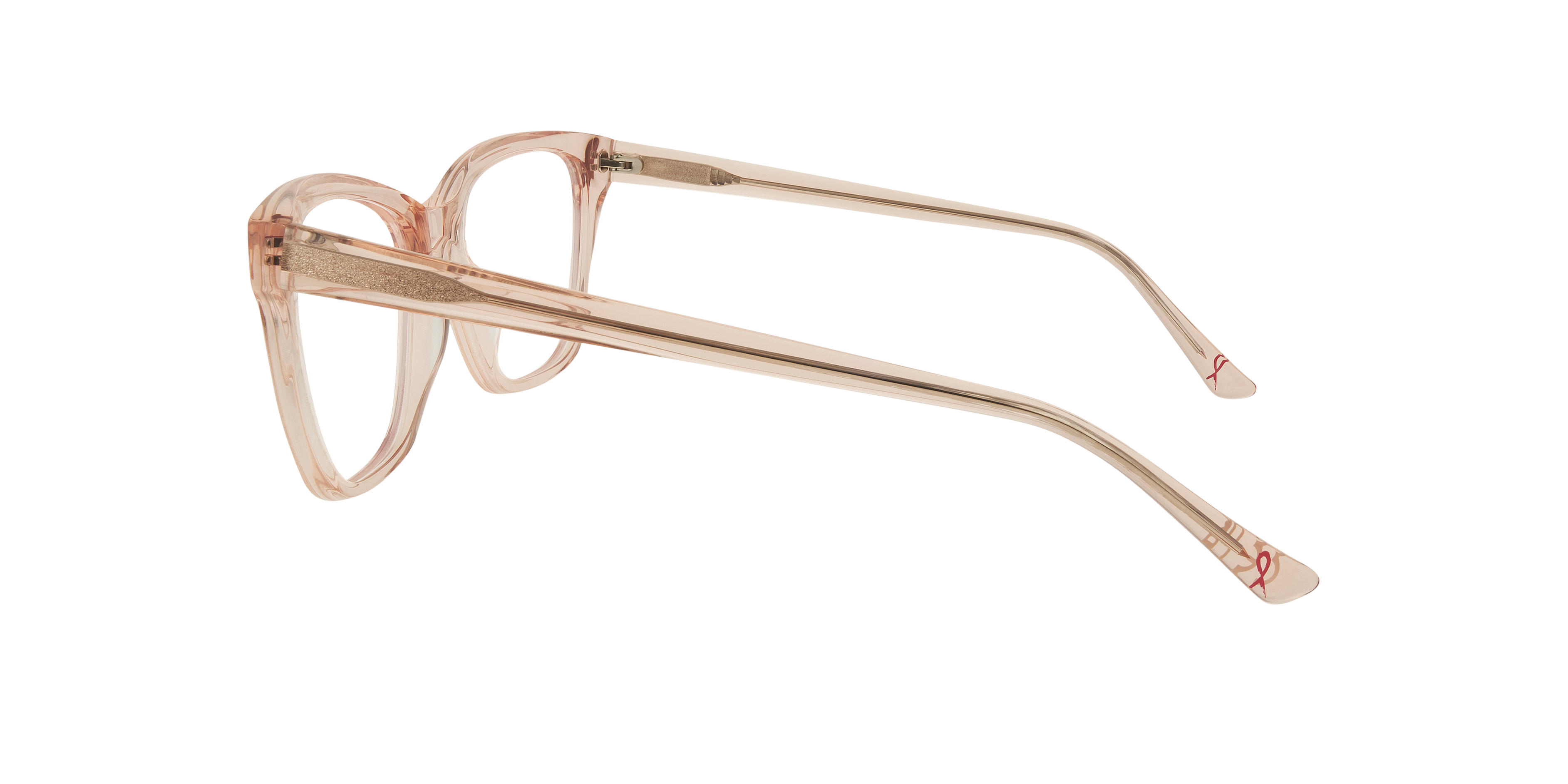Leilani Pink AcetateEyeglass Frames for Glasses Direct, Side View