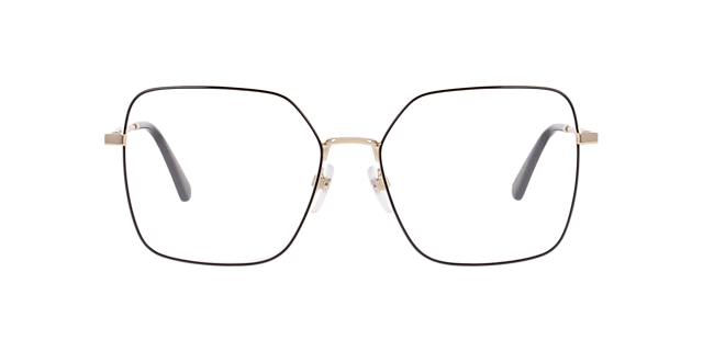 MARC 867 Gold Black MetalEyeglass Frames for Glasses Direct, Front View