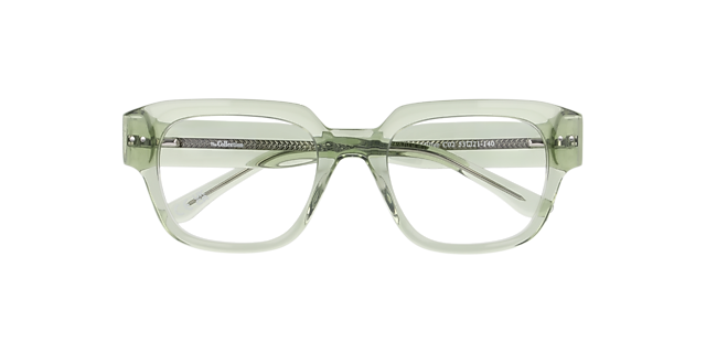Miller Crystal Light Green AcetateEyeglass Frames for Glasses Direct, Closed View