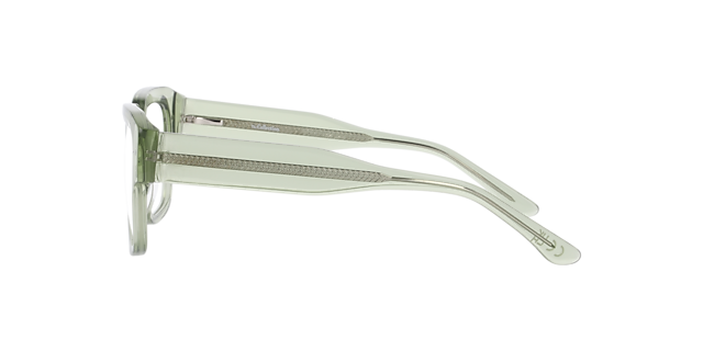 Miller Crystal Light Green AcetateEyeglass Frames for Glasses Direct, Side View