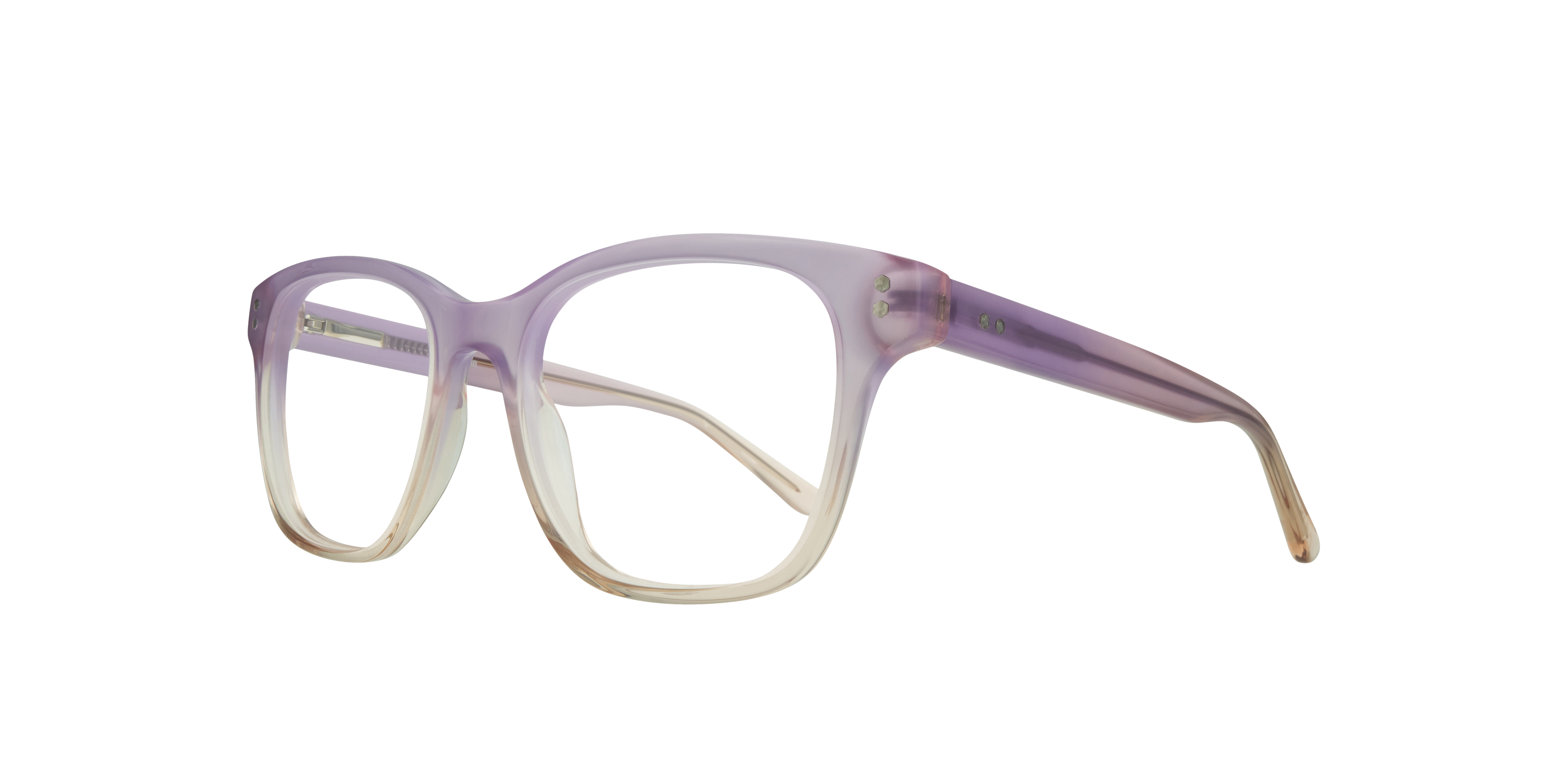 Kendrick Gradient Purple AcetateSunglass Frames for Glasses Direct, Angle View
