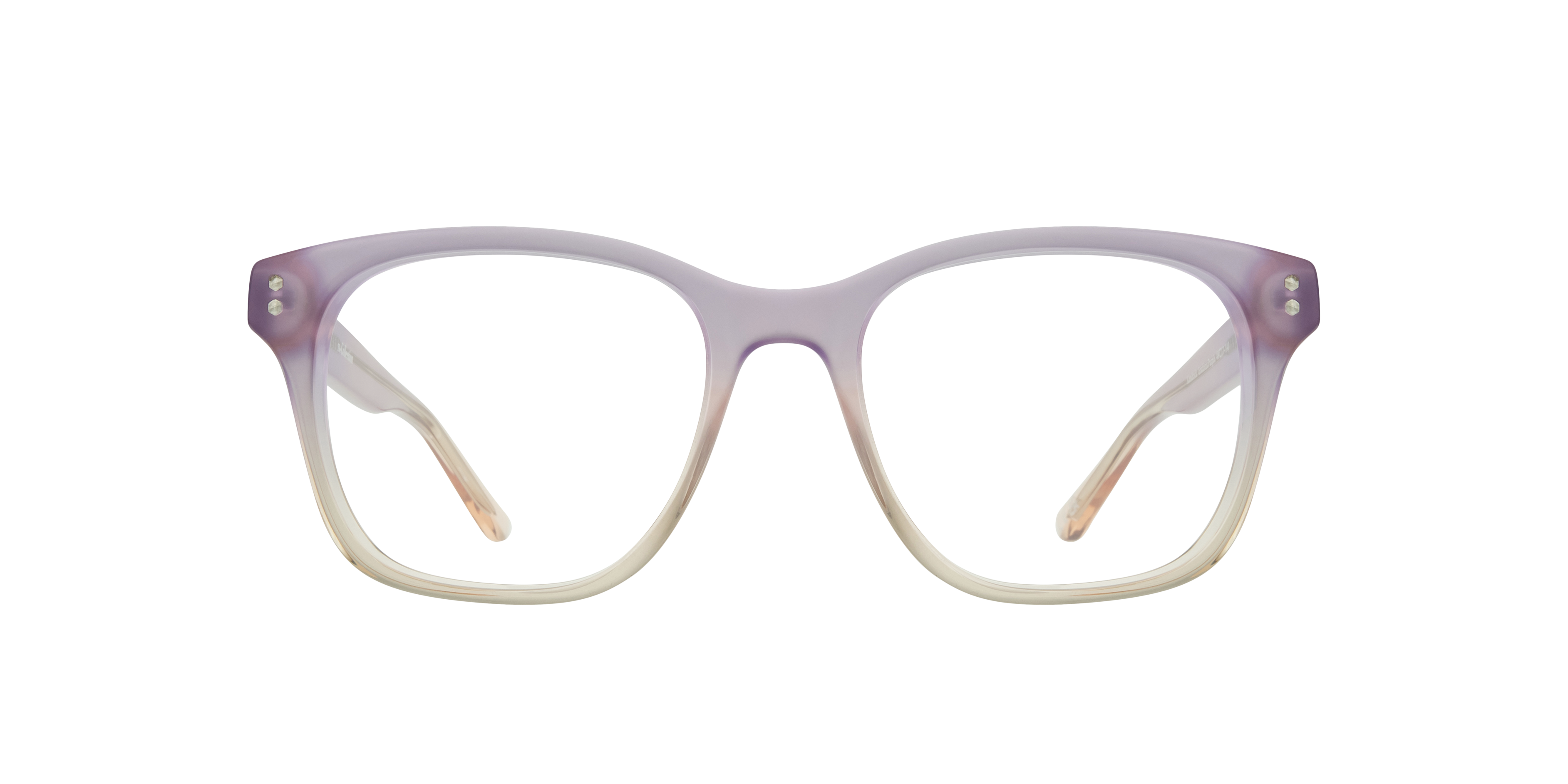 Kendrick Gradient Purple AcetateSunglass Frames for Glasses Direct, Front View