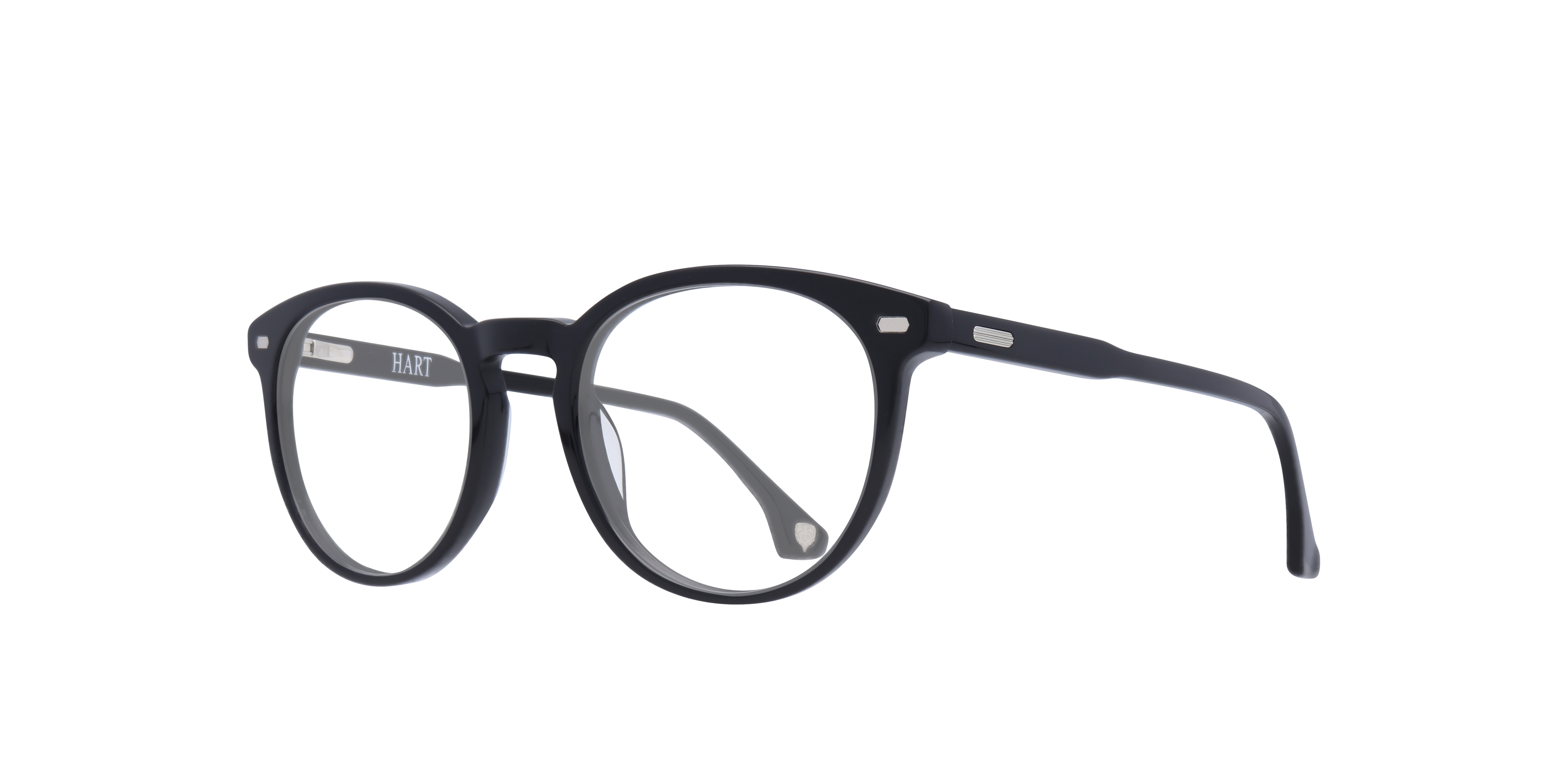 Gibson Black AcetateEyeglass Frames for Glasses Direct, Angle View