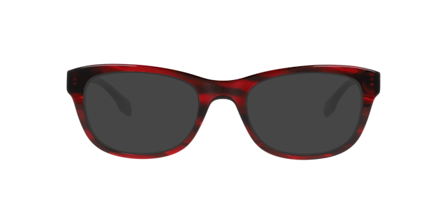 Nathanael Horn Red AcetateEyeglass Frames for Glasses Direct, with Tinted Lenses
