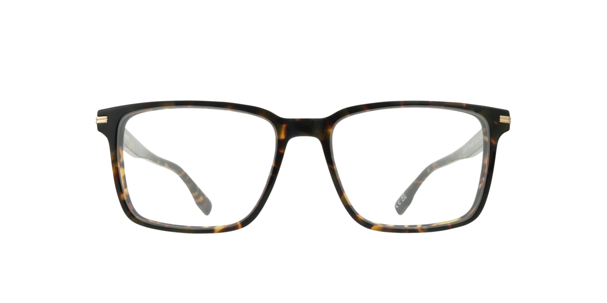 London Retro Men's Havana,Gold Havana/Gold Rectangle Acetate Eyeglasses Online - Full Rim - Leith