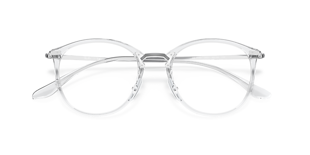 RB7140 Transparent PlasticEyeglass Frames for Glasses Direct, Closed View