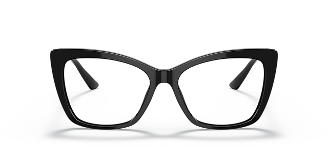 DG3348 Black AcetateEyeglass Frames for Glasses Direct, Front View