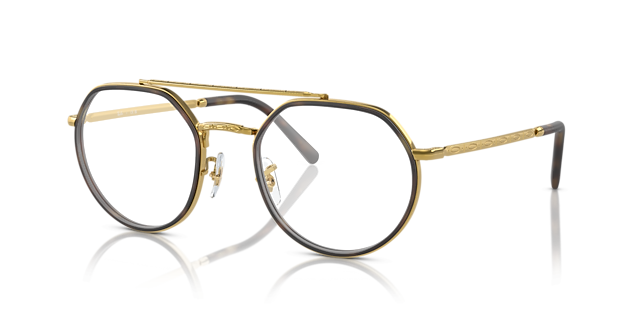 RB3765V Legend Gold MetalSunglass Frames for Glasses Direct, Angle View