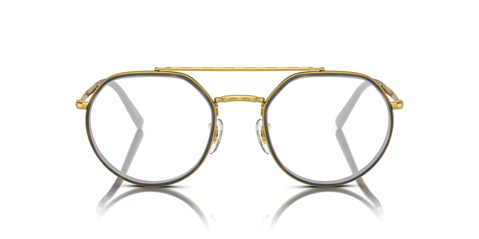 RB3765V Legend Gold MetalEyeglass Frames for Glasses Direct, Front View