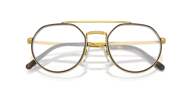 RB3765V Legend Gold MetalSunglass Frames for Glasses Direct, Closed View