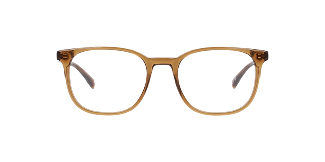 Miles Crystal Brown AcetateEyeglass Frames for Glasses Direct, Front View