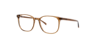 Miles Crystal Brown AcetateEyeglass Frames for Glasses Direct, Angle View