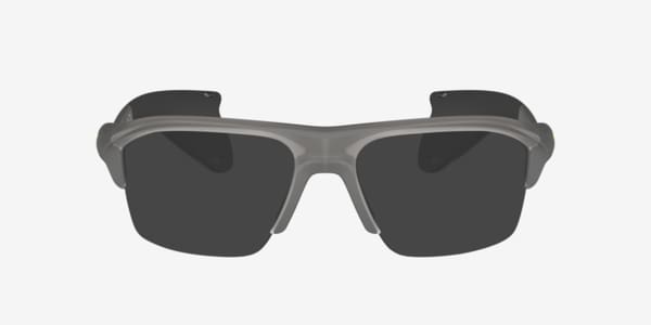 Satin Grey Smoke Stunt Glider -  Plastic