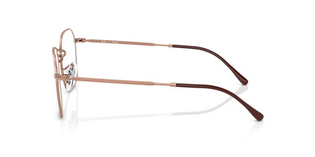 RB3694V Rose Gold MetalEyeglass Frames for Glasses Direct, Side View
