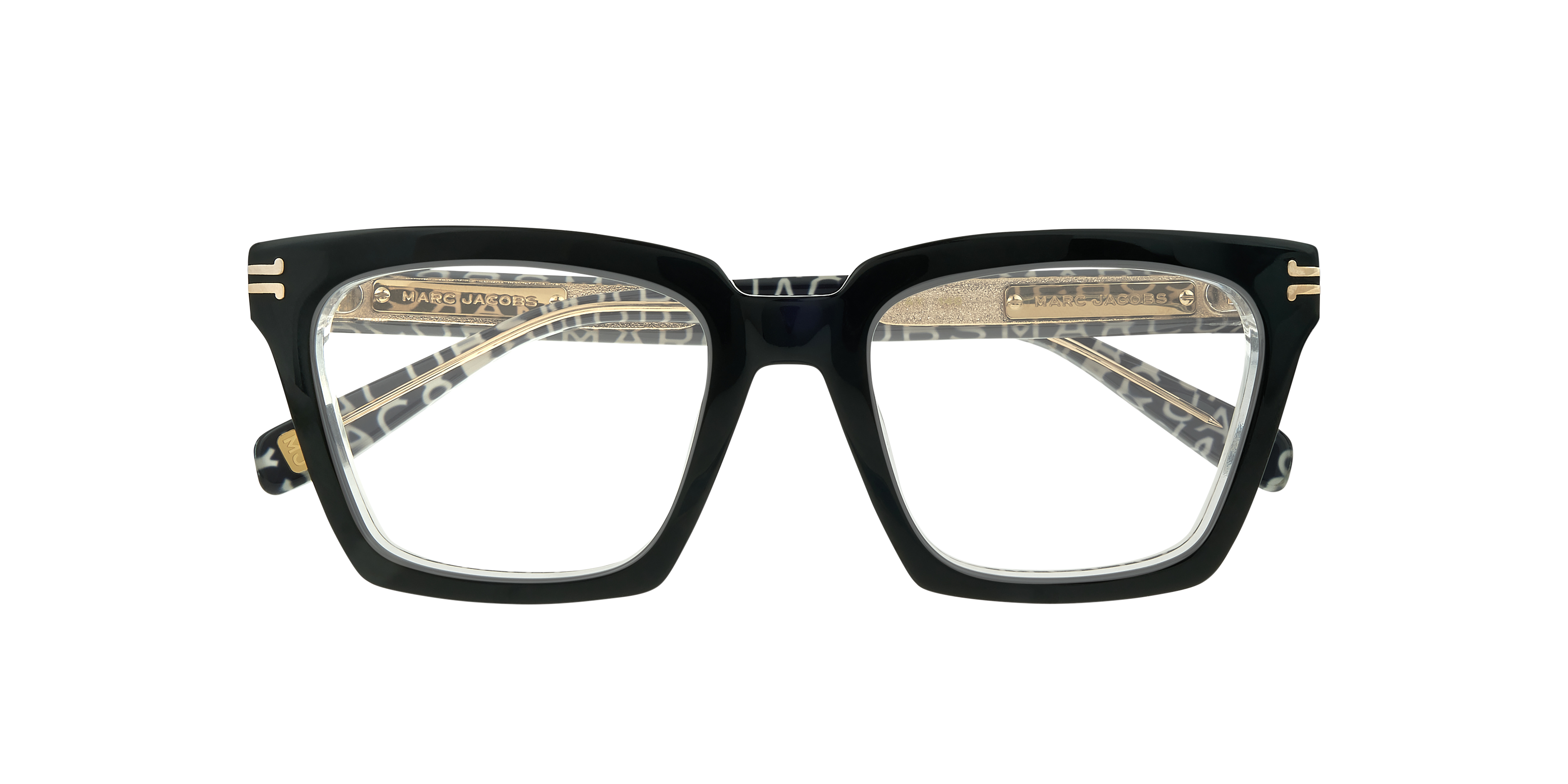 MJ 1100 Black AcetateEyeglass Frames for Glasses Direct, Closed View