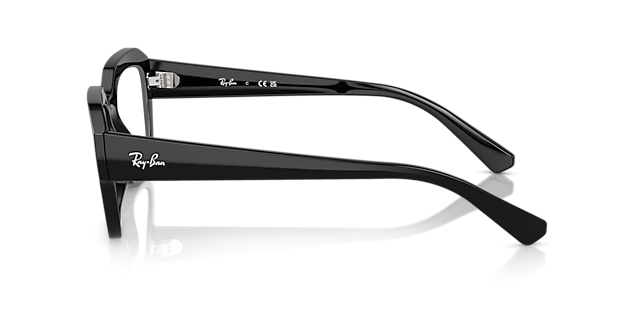 RB7225 Black PlasticEyeglass Frames for Glasses Direct, Side View