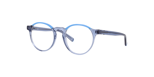 Marcel Light Blue & Blue AcetateEyeglass Frames for Glasses Direct, Angle View