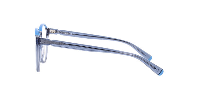 Marcel Light Blue & Blue AcetateEyeglass Frames for Glasses Direct, Side View