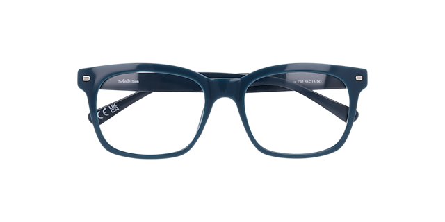 Mason Turquoise PlasticEyeglass Frames for Glasses Direct, Closed View