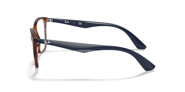 RB7066 Light Havana PlasticEyeglass Frames for Glasses Direct, Side View