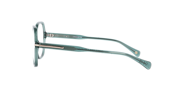 Marble Arch Crystal Green AcetateEyeglass Frames for Glasses Direct, Side View