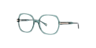 Marble Arch Crystal Green AcetateEyeglass Frames for Glasses Direct, Angle View