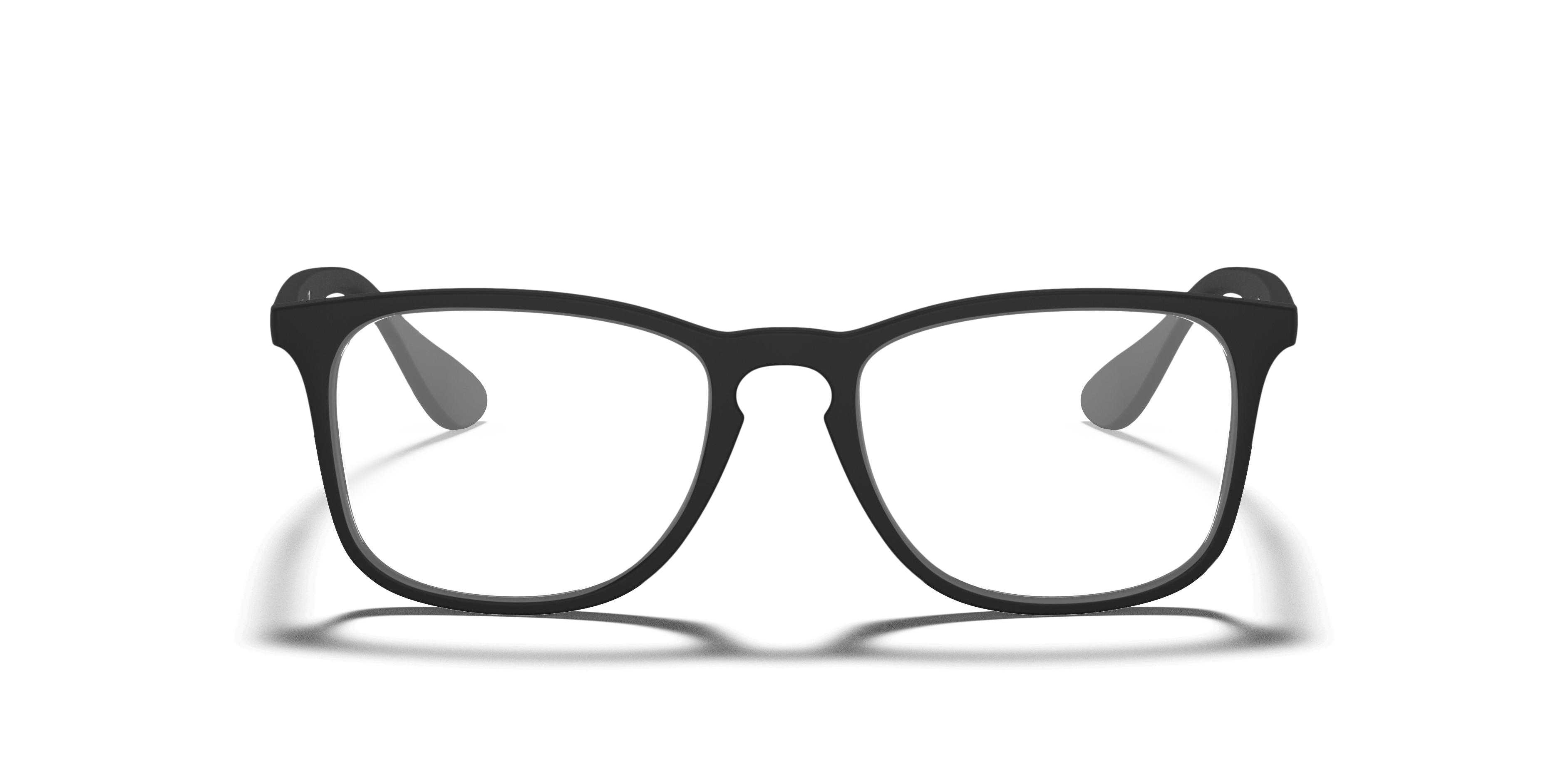 RB7074 Rubber Black PlasticEyeglass Frames for Glasses Direct, Front View