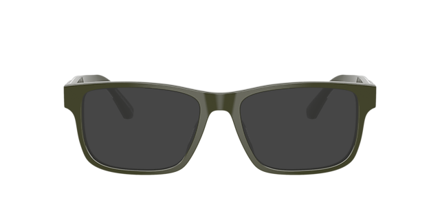 EA3265U Shiny Green AcetateEyeglass Frames for Glasses Direct, with Tinted Lenses