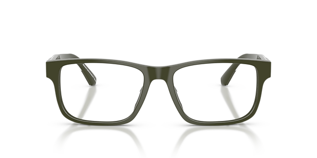 EA3265U Shiny Green AcetateEyeglass Frames for Glasses Direct, Front View