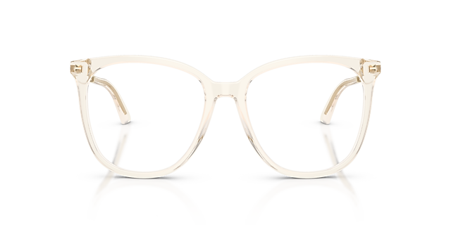 JC3060 Transparent Beige AcetateEyeglass Frames for Glasses Direct, Front View