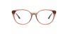 Madra Crystal Brown AcetateEyeglass Frames for Glasses Direct, Front View