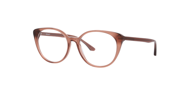 Madra Crystal Brown AcetateEyeglass Frames for Glasses Direct, Angle View